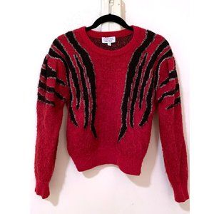 & Other Stories Red Zabra Stripe Sweater - XS
